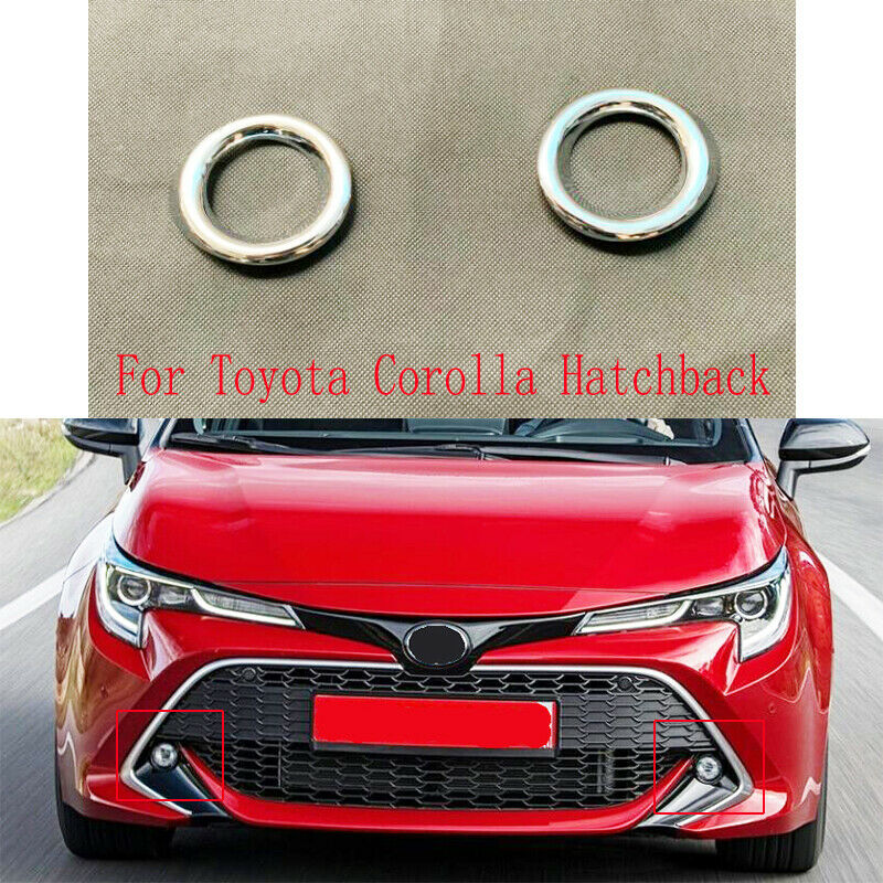 Front Fog Light Lamp Cover Trim Molding For Toyota Corolla Hatchback 2019-2020