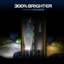 2xZonCar H11 H8 H9 LED Headlight Bulbs Super Bright H11 Low Beam/Fog Light 6500K