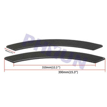 2Pcs Carbon Fiber Car SUV Side Fender Panel Protector Sticker Scratch Decoration