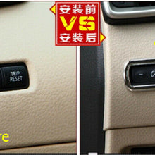2Pcs For Nissan Rogue X-trail 2014- 2020 Odometer + Headlights Button Frame Trim