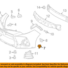 TOYOTA OEM 17-18 Corolla Front Bumper-Cover Retainer Clip or Bracket 5387902070