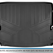 SmartLiner All Weather Cargo Liner Mat for 14-20 Nissan Rogue with 3rd Row Black