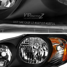 For 2003 2004 2005 2006 2007 2008 Corolla JDM Black Crystal Clear Headlight Lamp