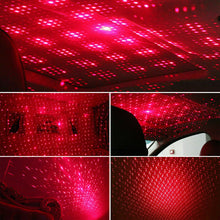 USB LED Car Roof Star Night Lights Projector Interior Ambient Atmosphere Galaxy