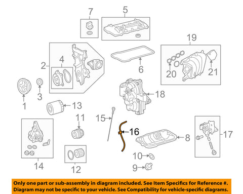 TOYOTA OEM Engine Parts-Guide Tube 1145237011