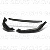 FIT 2019-2020 TOYOTA COROLLA UNPAINTED BLACK FRONT BUMPER BODY KIT LIP 3-PCS