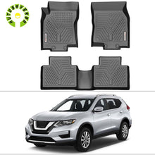 Floor Mats Liners for 2014-2020 Nissan Rogue Black All Weather Protector 3pc Kit