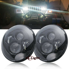 7'' Round Cree LED Headlights High Low Beam for Jeep Wrangler JK TJ LJ CJ Hummer
