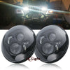 7'' Round Cree LED Headlights High Low Beam for Jeep Wrangler JK TJ LJ CJ Hummer