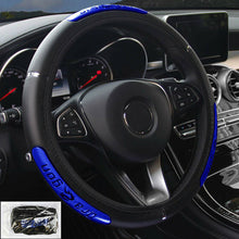 Car Steering Wheel Cover PU Leather Breathable Anti-slip 15inch/38cm Universal