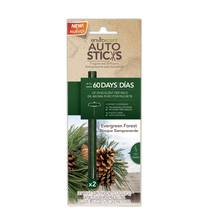 ENVIROSCENT AUTOSTICKS FRAGRANCE DIFFUSER CAR AIR FRESHENER - 2PK