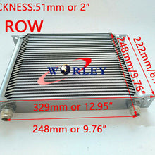 UNIVERSAL 30 ROW AN-10AN UNIVERSAL ENGINE TRANSMISSION OIL COOLER SILVER