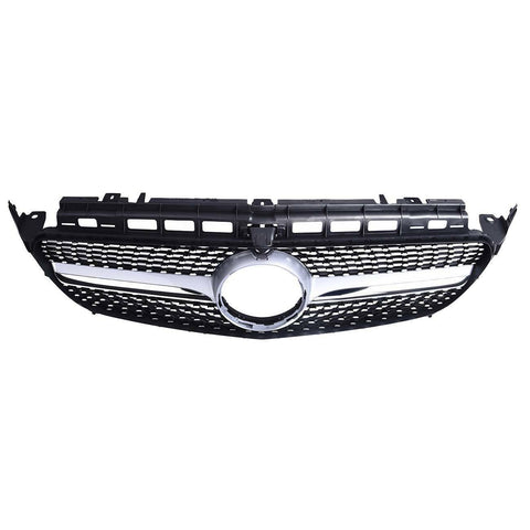 Front Grille Kit With Camera silvery for Mercedes-Benz 16-17 W213 E-Class