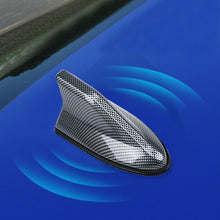 1x Carbon Fiber Shark Fin Roof Antenna Radio AM/FM Signal Aerial Car Accessories