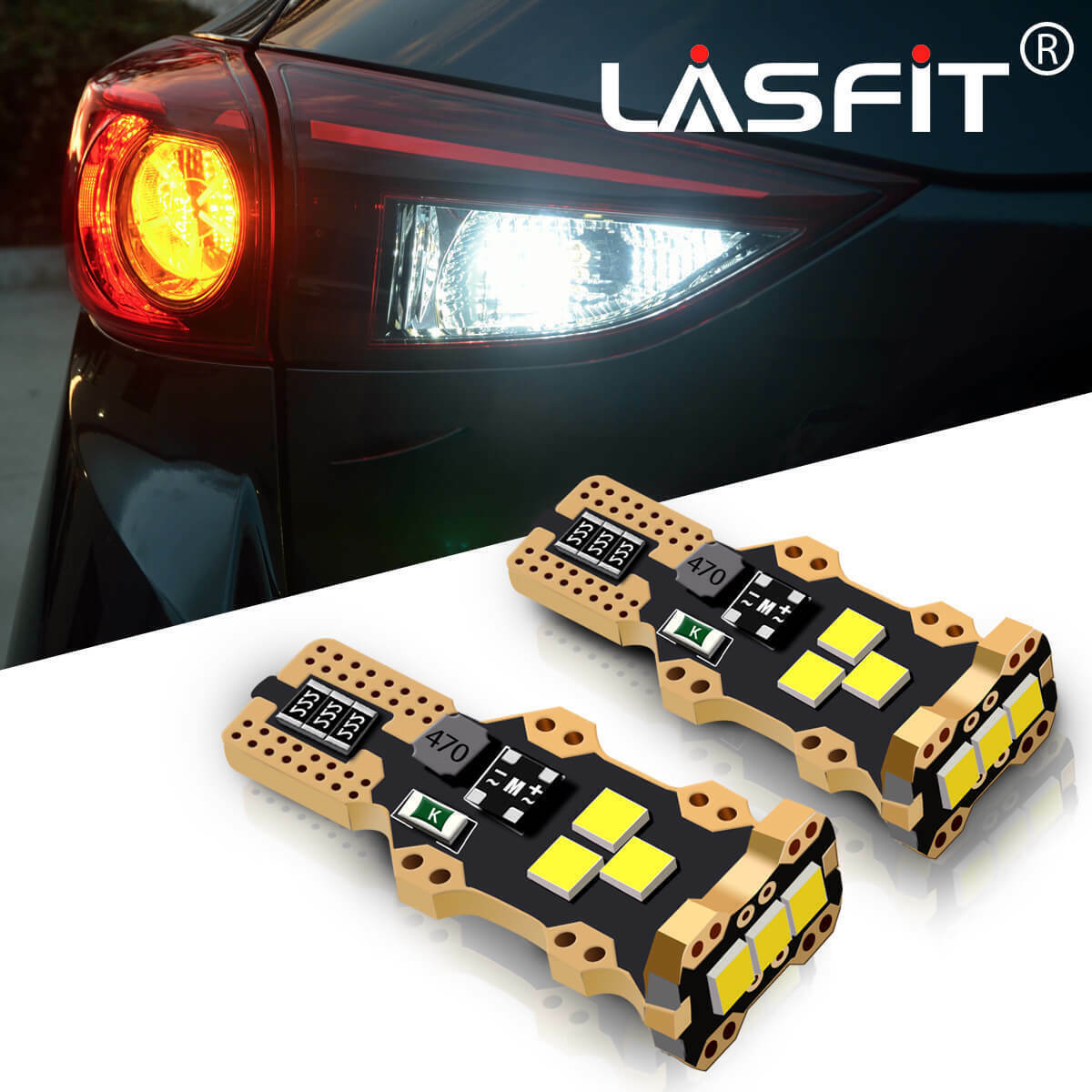 Reverse Backup Light for Toyota 4Runner 2001-2020 6000K Bright White LED 912 921