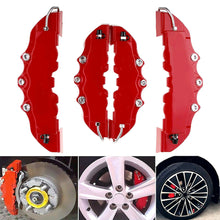 4Pcs 3D Style Car Universal Disc Brake Caliper Covers Front & Rear Accessory Kit