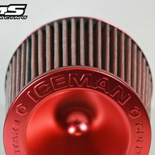 VMS RACING RED 3" AIR INTAKE HIGH FLOW AIR FILTER FOR NISSAN SENTRA 200SX SER