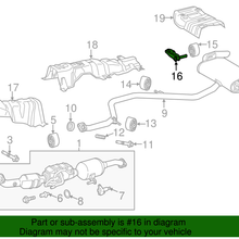 Genuine Toyota Muffler & Pipe Support Bracket 17575-37030