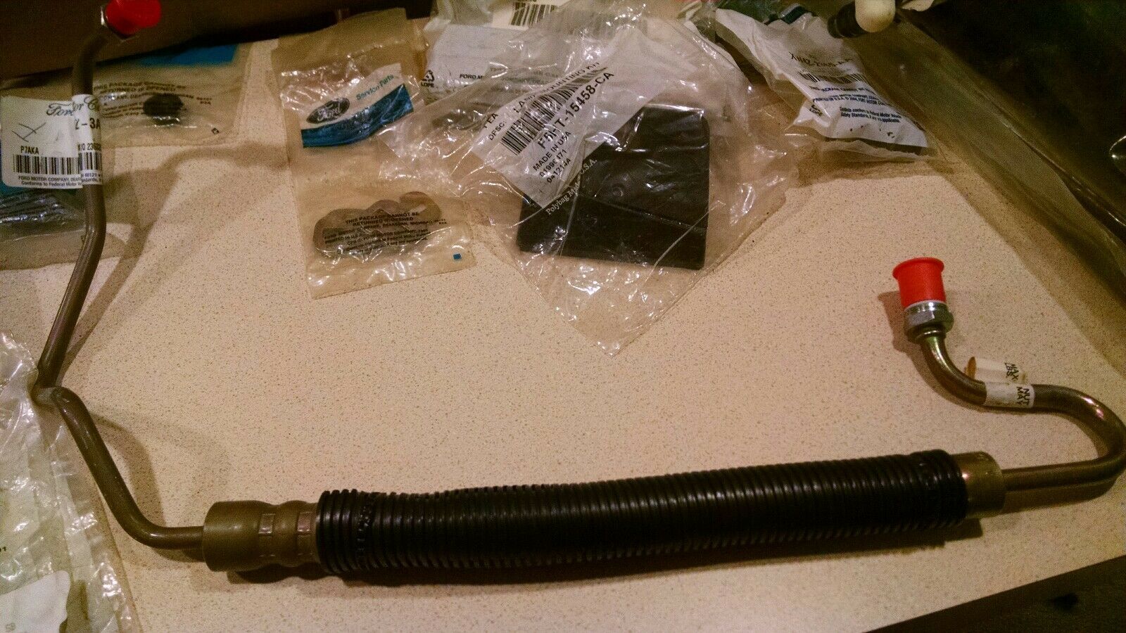 A4 Ford power steering pressure hose F2AZ-3A719-A