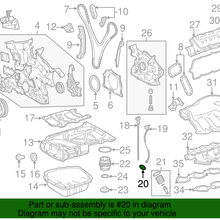 Genuine Toyota Engine Oil Dipstick Tube Seal 96721-19010