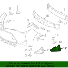 Genuine Toyota Fog Light Trim 81482-12300