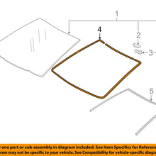 TOYOTA OEM Windshield-Dam 5611750130