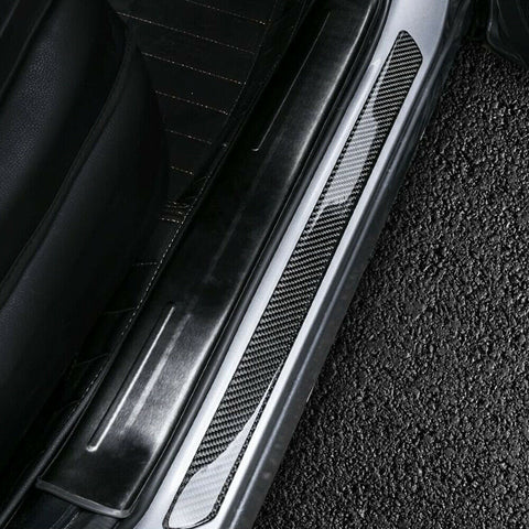 2x Car Door Pedal Sill Scuff Plate Cover Panel Step Protection Cover Accessories