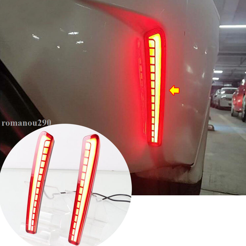 2X For Toyota Corolla 2020-2021 LED Rear Bumper Fog Light / Brake / Turn Signal