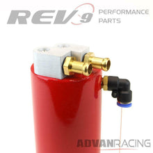 Rev9(AC-009-RED) Universal Aluminum Oil Catch Can with Hose Kit, 750ML for TO...