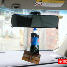 1Pcs Car Inside Flat Rear View Mirror Dash Makeup Mirror Suction Mount Universal