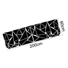 Gloss Black Geometric Triangle Car Body Sticker Vinyl Graphics Decal Decoration