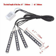 Parts Accessories RGB LED Lights Car Interior Floor Decor Atmosphere Strip Lamp