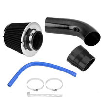 Air Intake Kit Black Pipe Diameter 3"+Cold Air Intake Filter+ Clamp+ Accessories