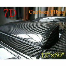 Glossy Car Sticker 7D Carbon Fiber Wrap Vinyl Film Motorcycle Auto Accessories