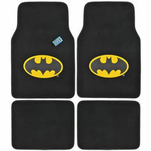 7PC BATMAN Calssic Car Truck Suv Floor Mats Steering Wheel Cover Seat Belt Pads