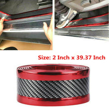5D Car Sticker Carbon Fiber Rubber Protector Universal Interior Part Accessories