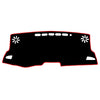For Toyota Corolla 2019-2020 Car Dashmat Dashboard Mat Black/Red Auti Sun Covers