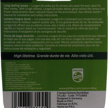 Instrument Panel Light Bulb-Longerlife - Twin Blister Pack Philips 37LLB2