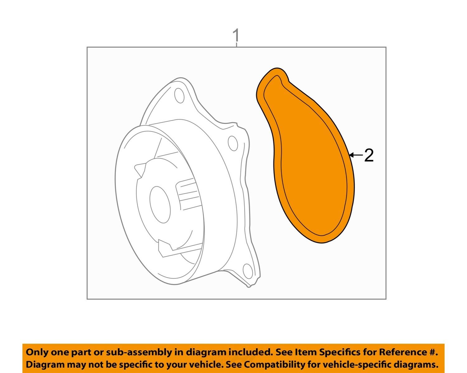 TOYOTA OEM-Engine Water Pump Gasket 1627137030