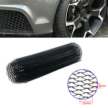 33x100cm Black Universal Aluminum Car Vehicle Body Grille Net Mesh Grill Section