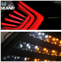 VLAND Tail Lights For LED 4PCS Smoked Honda Civic 10th Gen 2016 2017 Rear Lamps