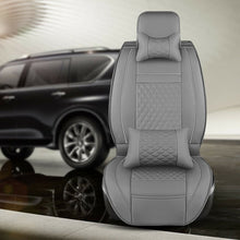 Luxury Universal 5-Seats Car Seat Cover PU Leather Full Set Protector Cushion US