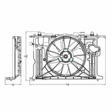 TYC 623160 for Toyota Corolla Replacement Cooling Fan Assembly