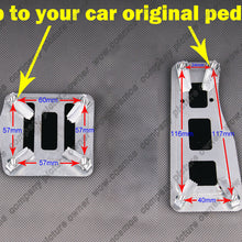 Universal MT Car Non-slip Accelerator Brake Clutch Foot Pedals Treadle Cover Pad