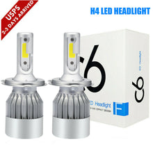 H4 9003 HB2 LED High Low Beam Headlight Kit 390000LM 2600W Bulbs 6000K White C9