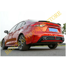 Black Rear Diffuser Bumper Lip Spoiler Exhaust For Toyota Corolla L LE XLE 2020