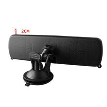 1Pcs Car Inside Flat Rear View Mirror Dash Makeup Mirror Suction Mount Universal