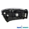 For 2006-2008 Dodge Ram Headlight Head Lamps Replacement Pair