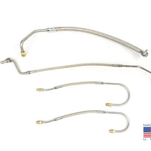 1980-82 Corvette Power Steering Hose Kit Stainless SBC