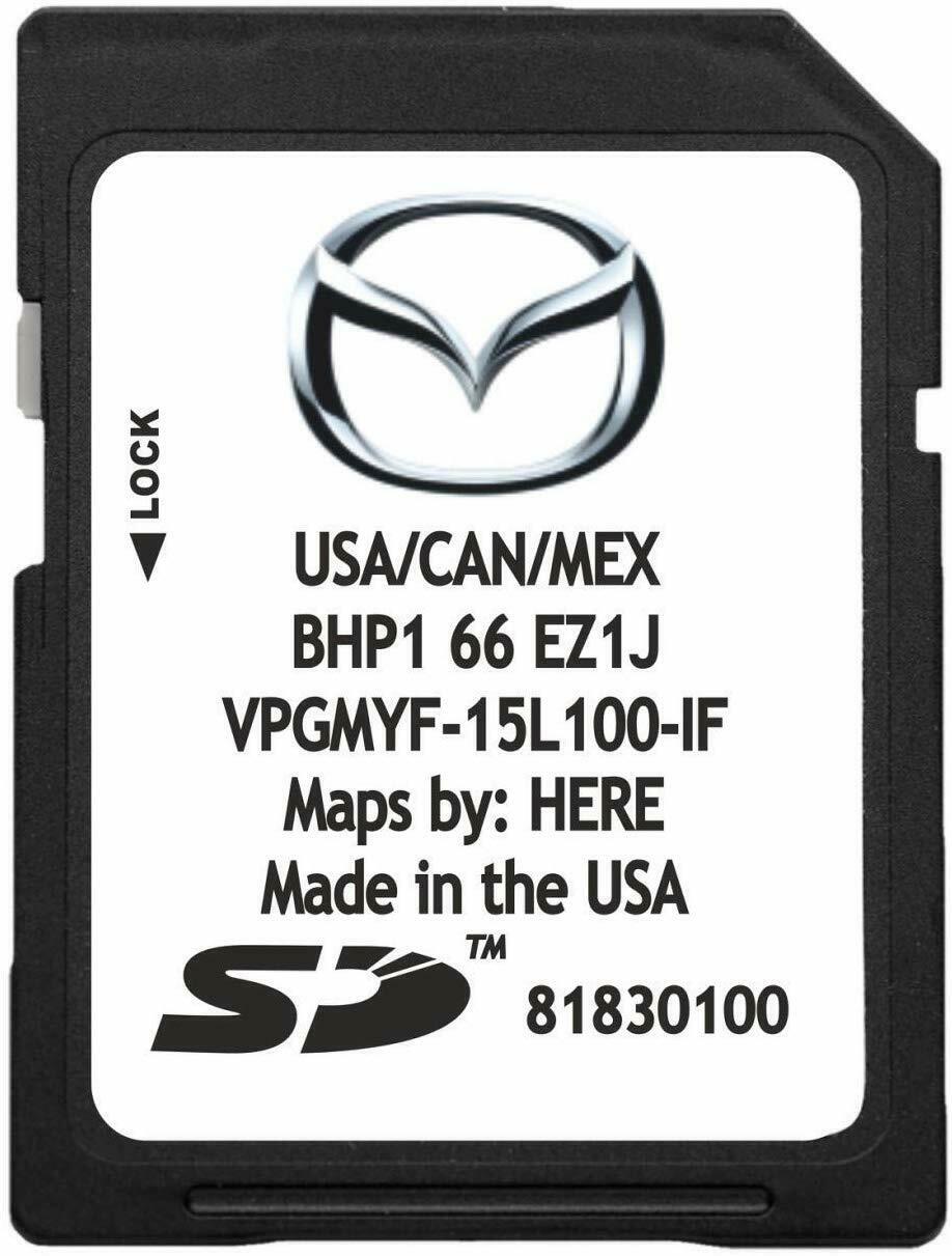 Latest 2018 2019 Mazda3 Mazda6 CX3 CX5 Navigation SD CARD BHP1 66 EZ1J USA / CAN